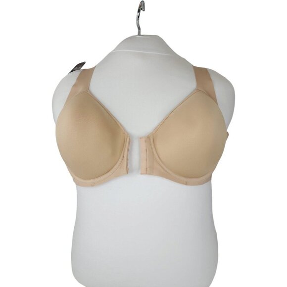 Bali One Smooth Underwire Bra U Posture Boost 40C EverSmooth Back DF3450 Beige - Picture 3 of 10
